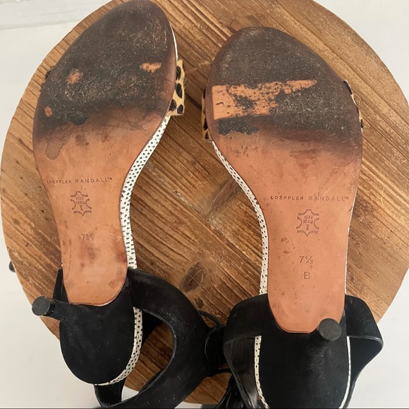 Loeffler Randall Leopard/Suede Sandals - Picture 9 of 9